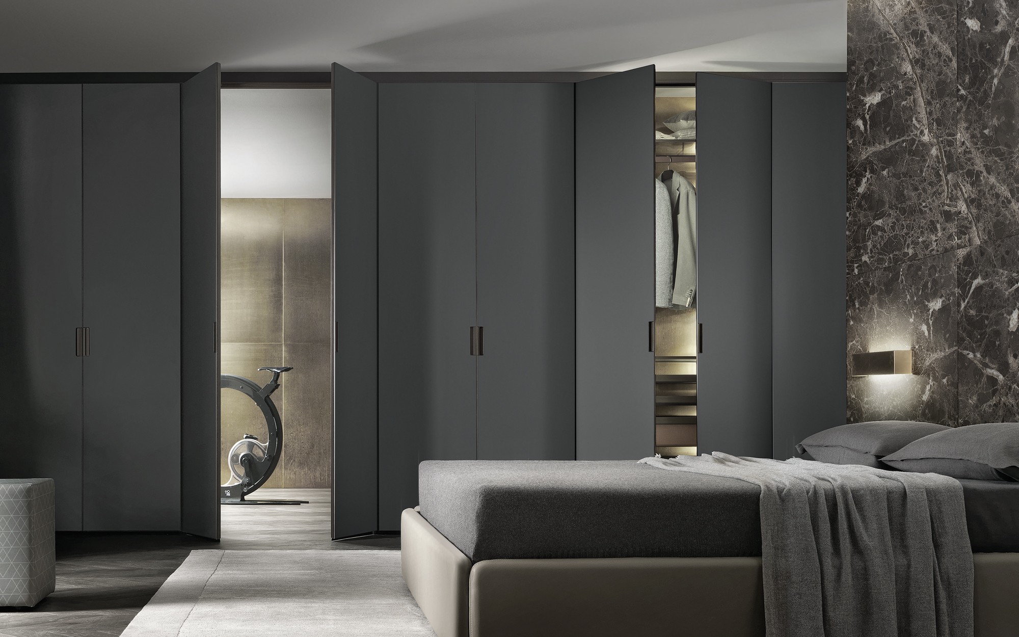 Cover Wardrobe. Wardrobes from Rimadesio at Pure Interiors