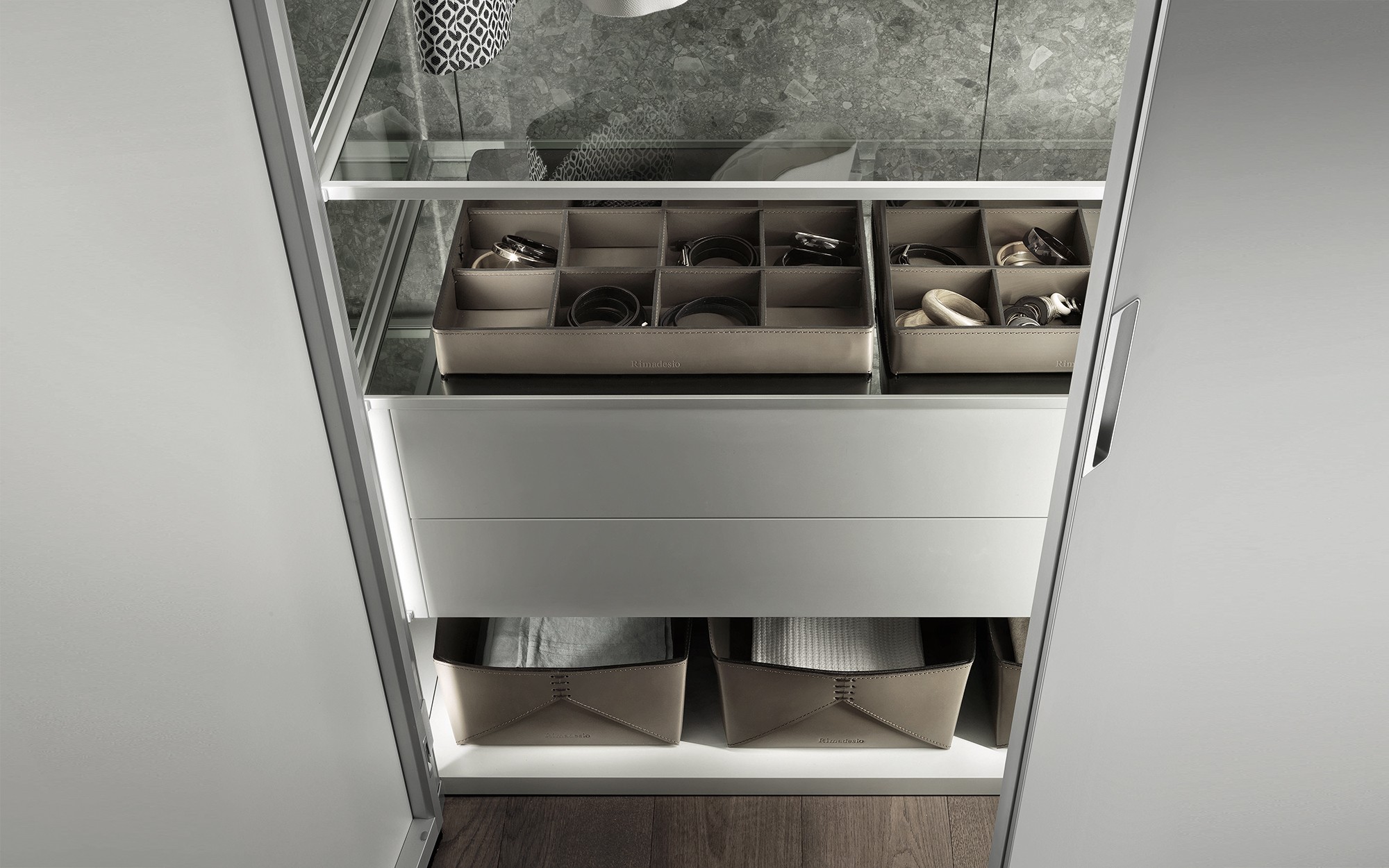 Cover Wardrobe. Wardrobes from Rimadesio at Pure Interiors
