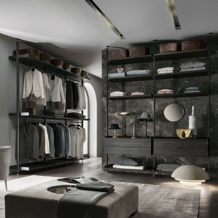 Zenit Wardrobe from Rimadesio at Pure Interiors