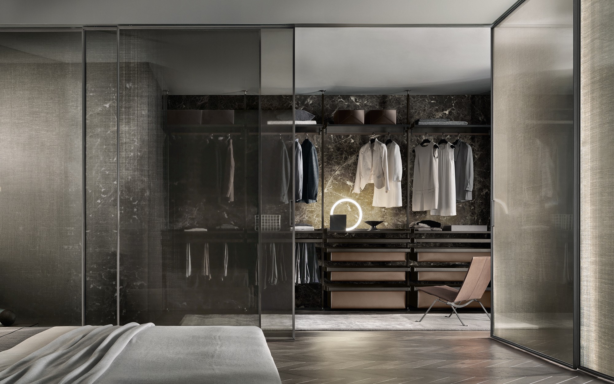 Zenit Wardrobe. Wardrobes from Rimadesio at Pure Interiors