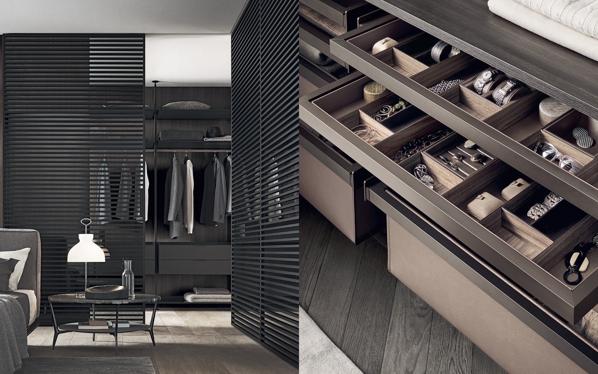Zenit Wardrobe. Wardrobes from Rimadesio at Pure Interiors