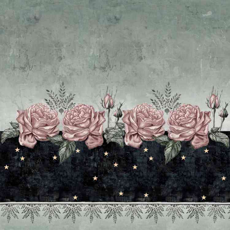 Rosa di Sera by Wall&deco from Pure Interiors | 