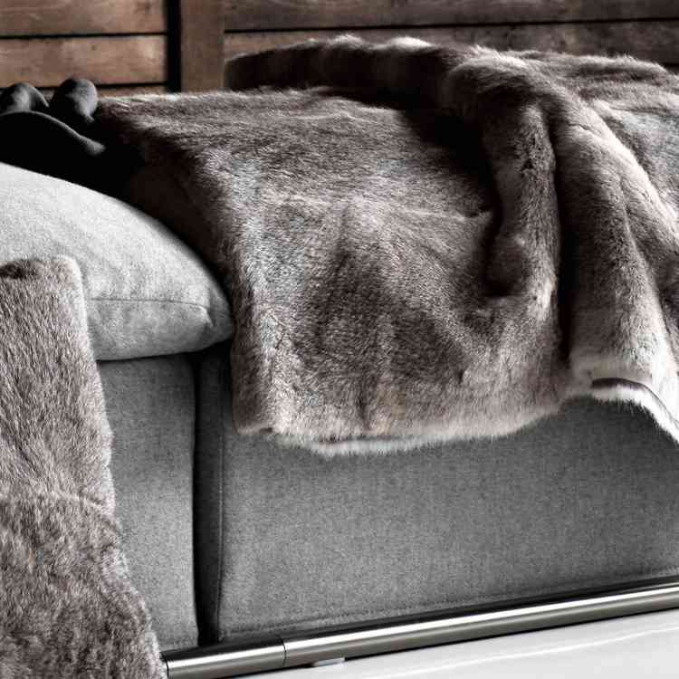 Fur Throws by Ivano Redaelli from Pure Interiors | 