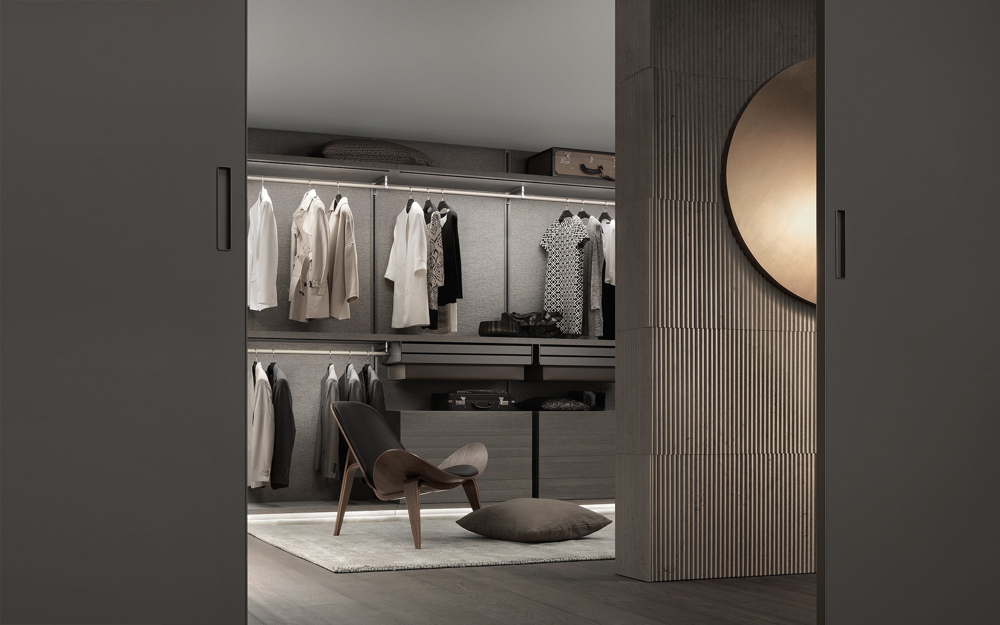 Dress Bold Wardrobe. Wardrobes from Rimadesio at Pure Interiors