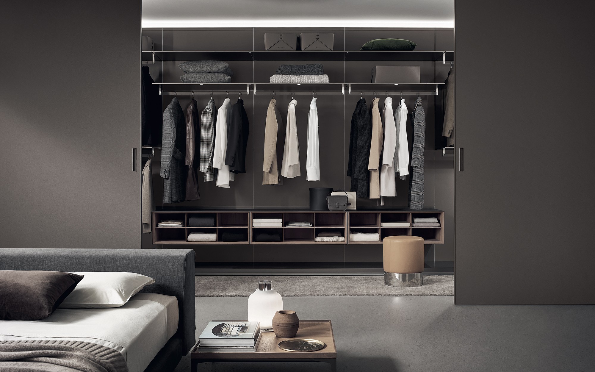 Abacus Wardrobe. Wardrobes from Rimadesio at Pure Interiors