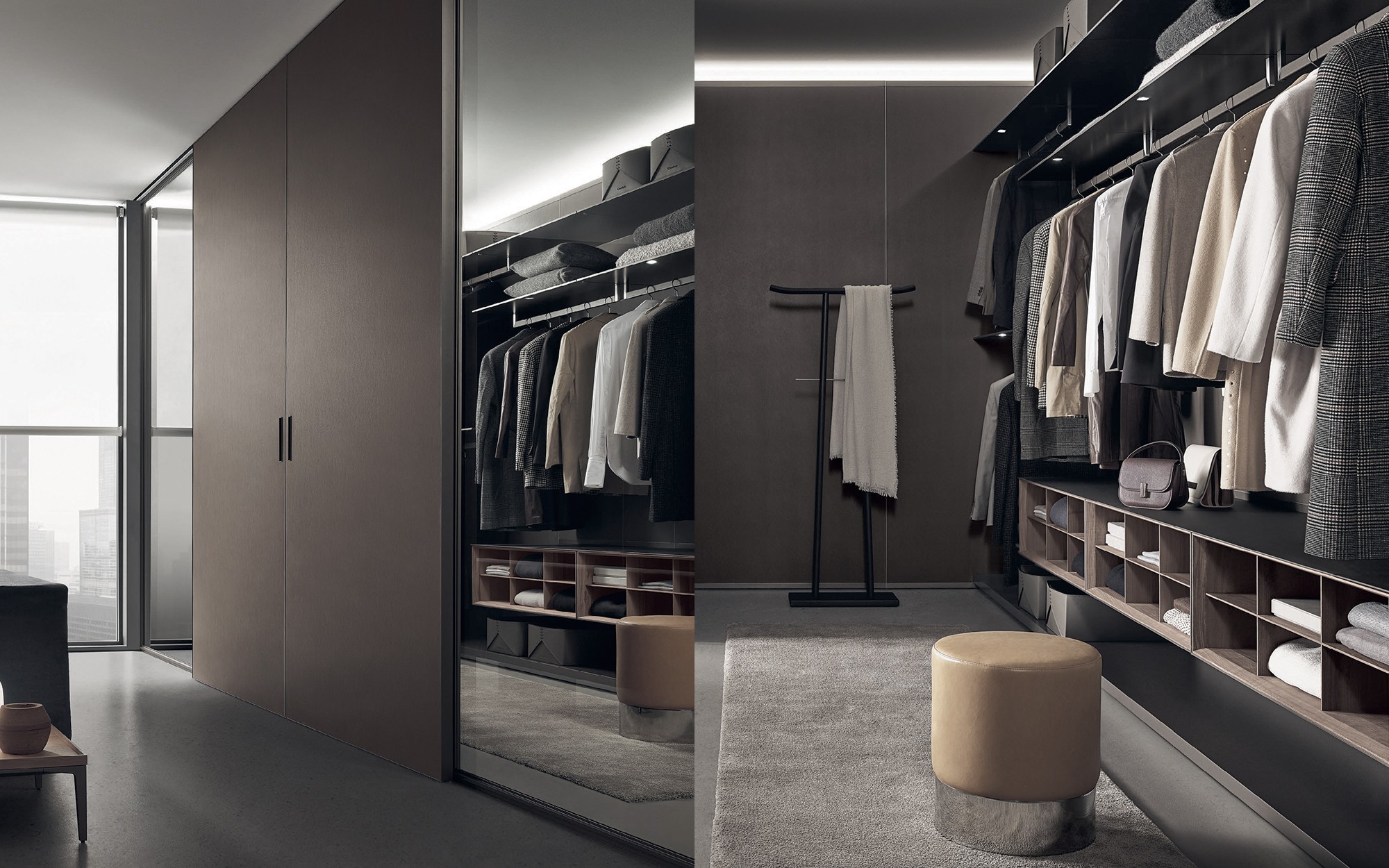 Abacus Wardrobe. Wardrobes from Rimadesio at Pure Interiors