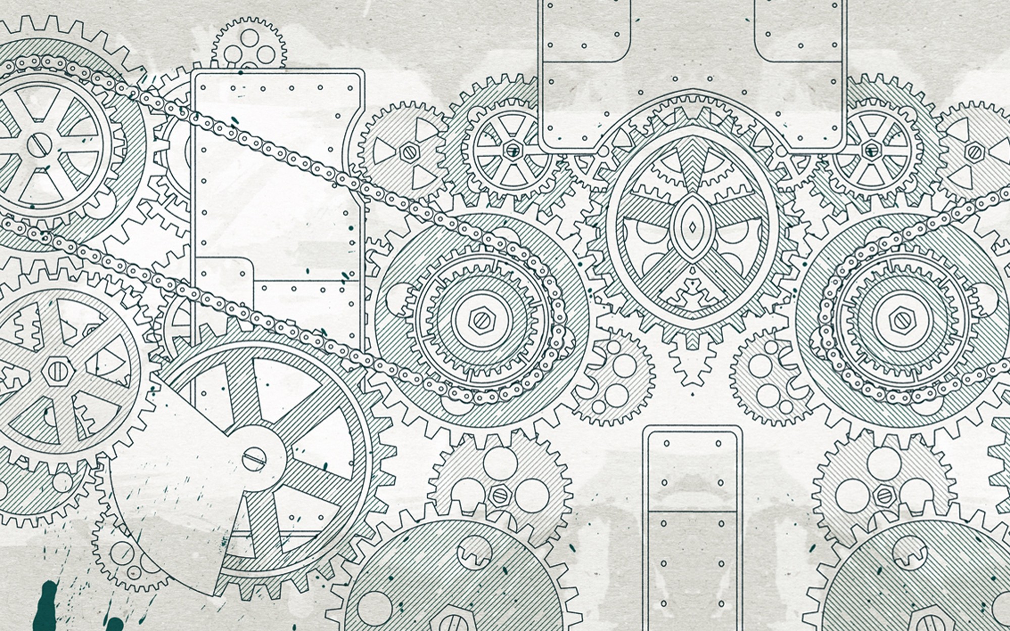 Steampunk. Wallpaper - Indoor from Wall&deco at Pure Interiors