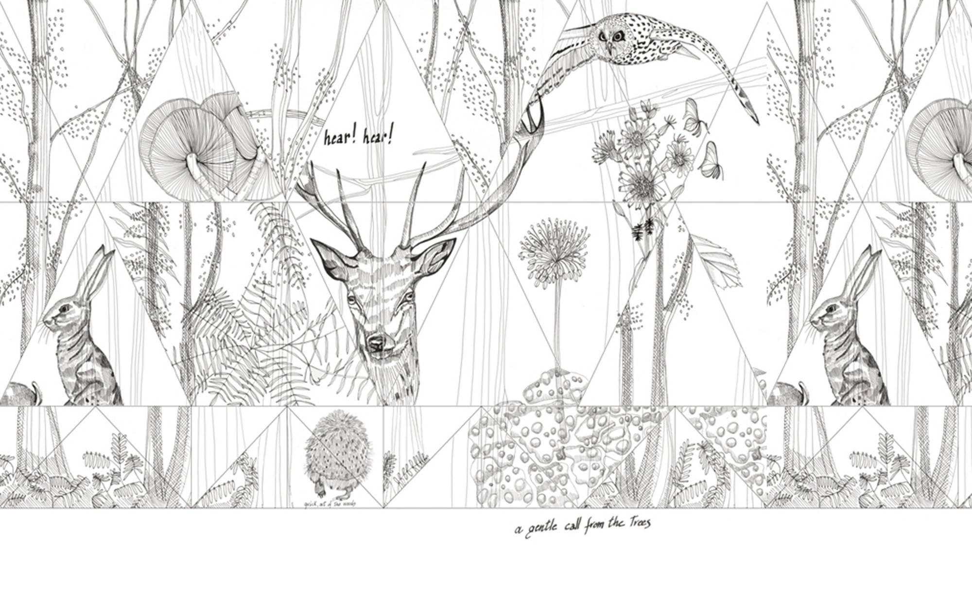 Woodland. Wallpaper - Indoor from Wall&deco at Pure Interiors