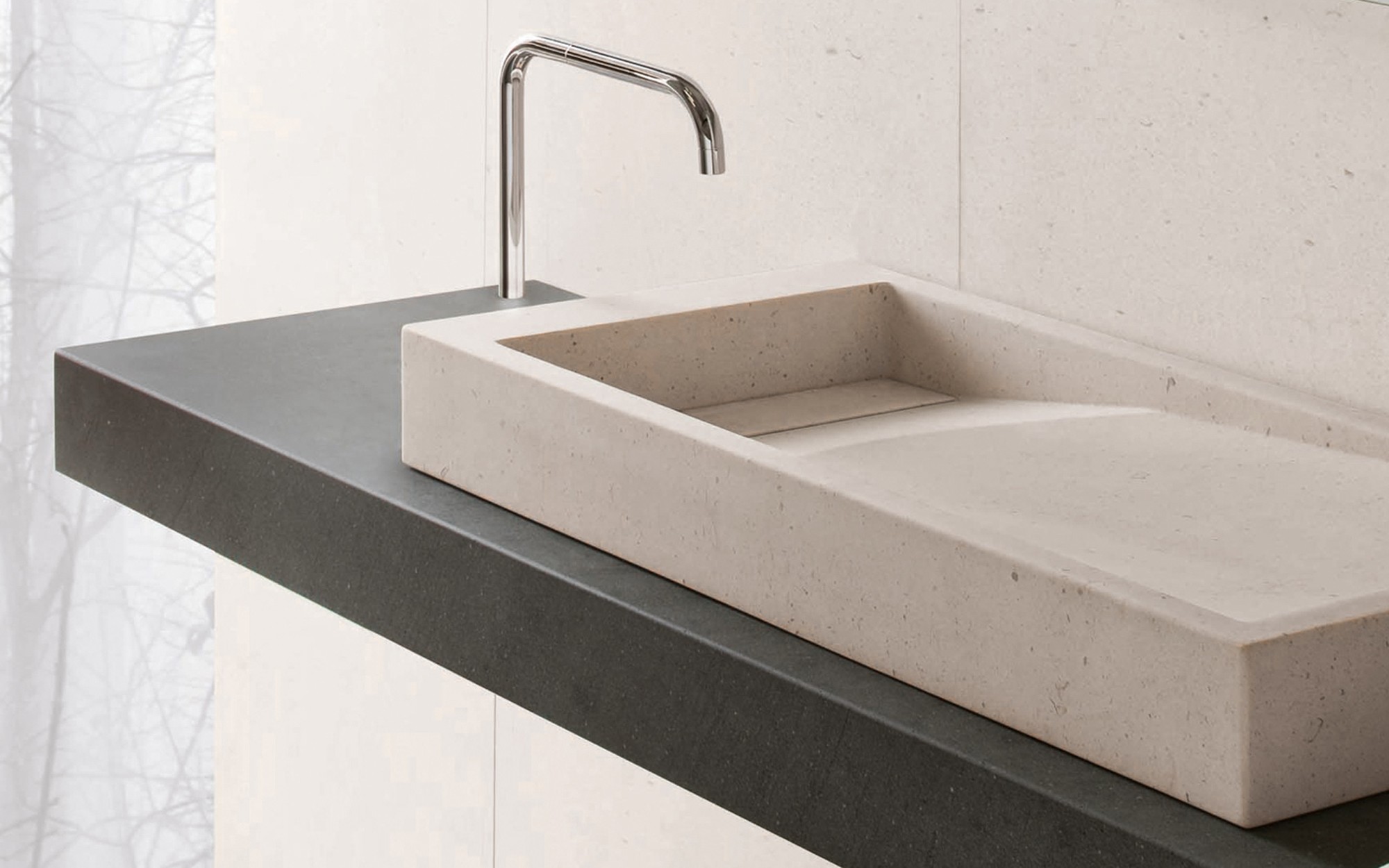 Plana Shelf. Bathroom from Neutra at Pure Interiors