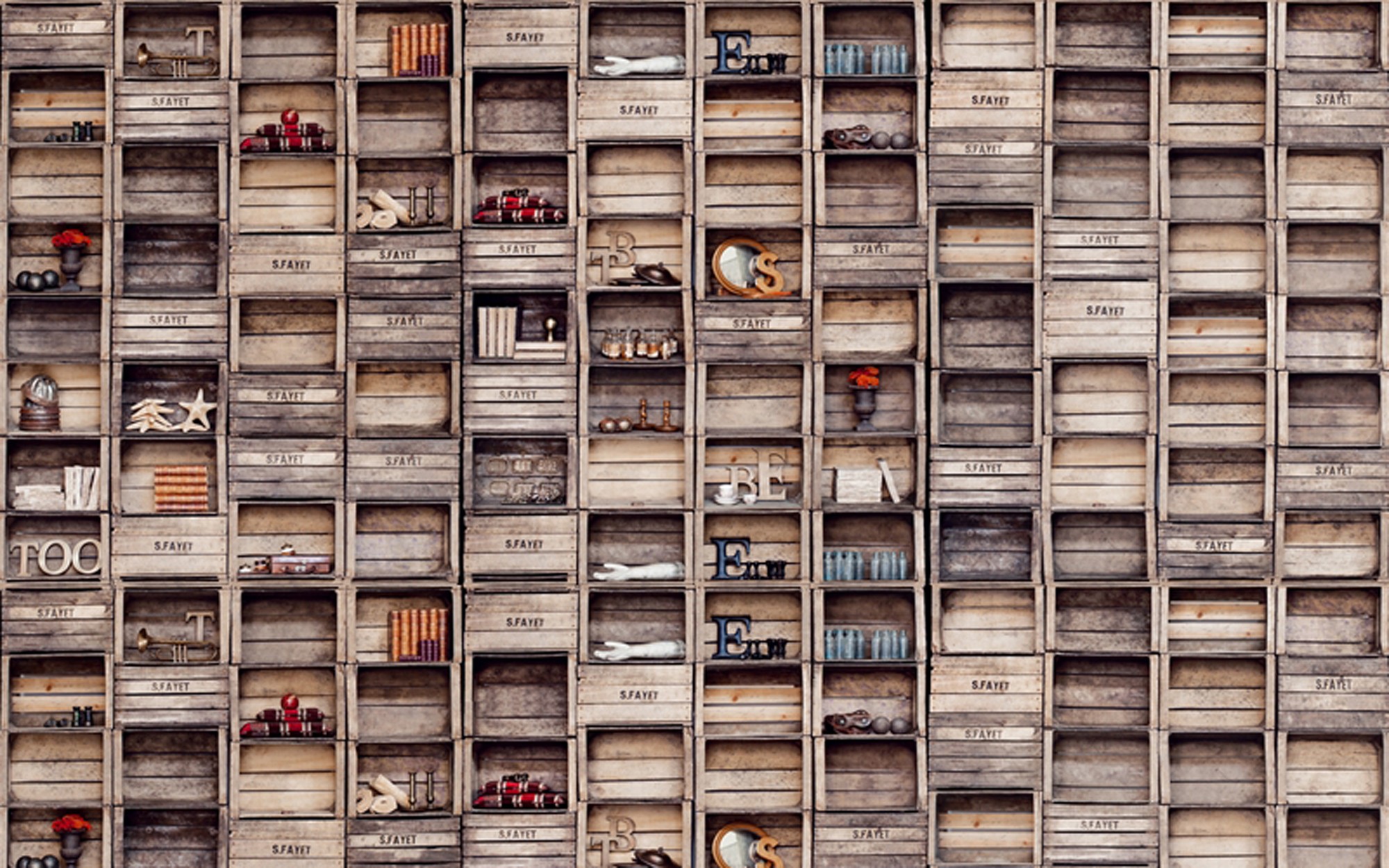 Archive It. Wallpaper - Indoor from Wall&deco at Pure Interiors