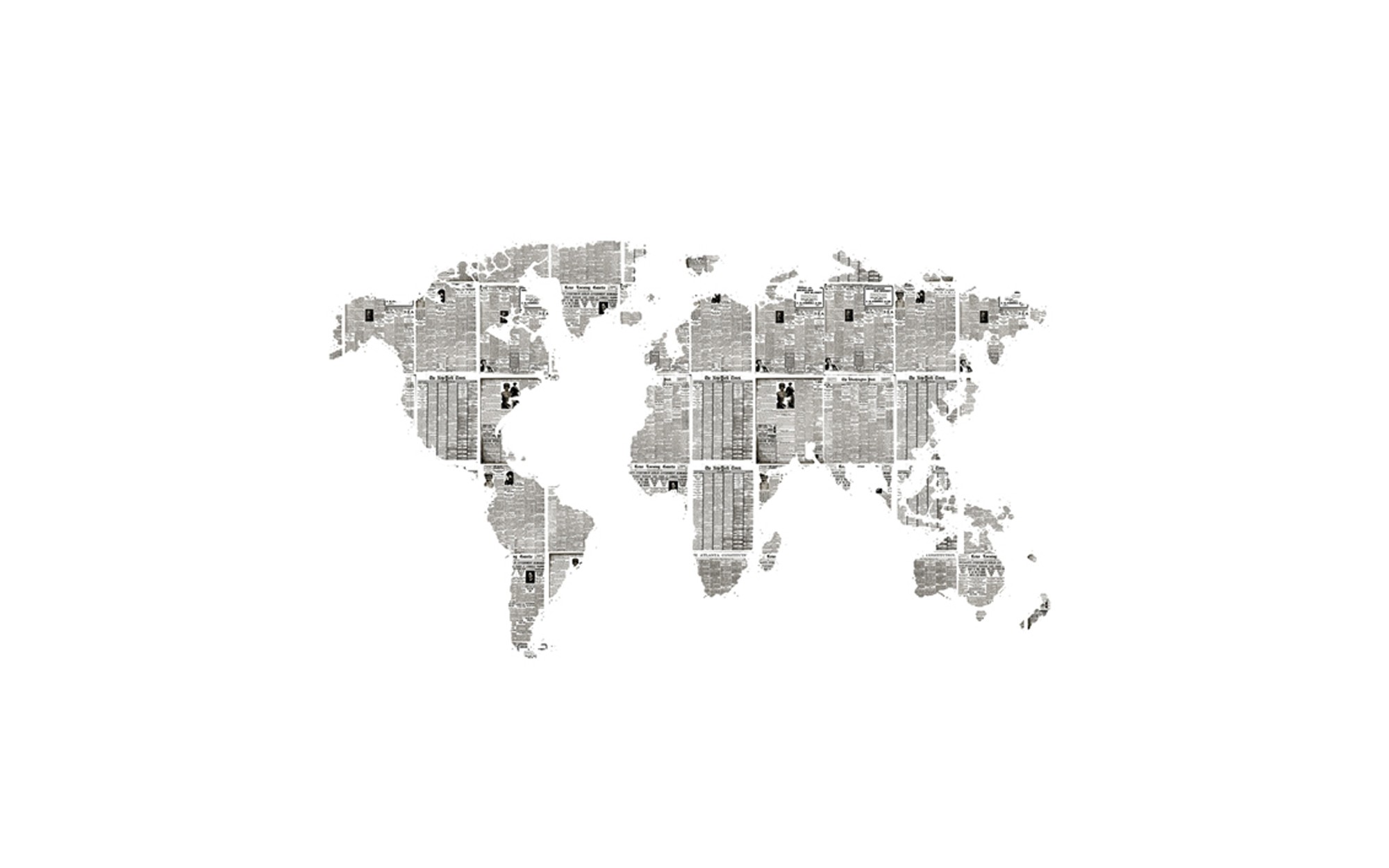 News Planet. Wallpaper - Indoor from Wall&deco at Pure Interiors