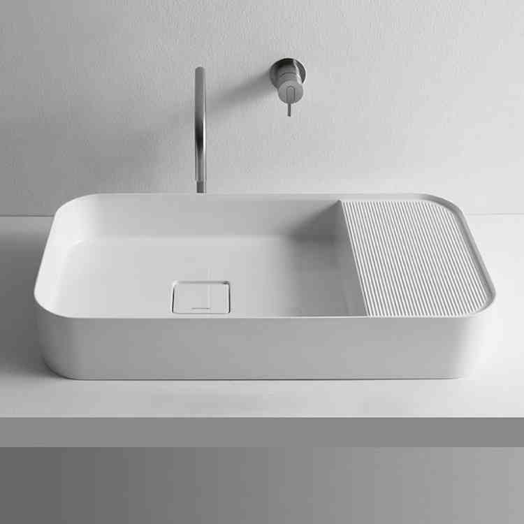 Graffio Wash-basin from Antonio Lupiat Pure Interiors 