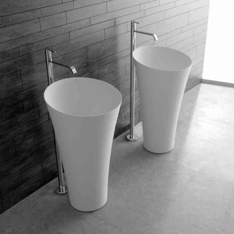 Tuba Wash-basin from Antonio Lupiat Pure Interiors 
