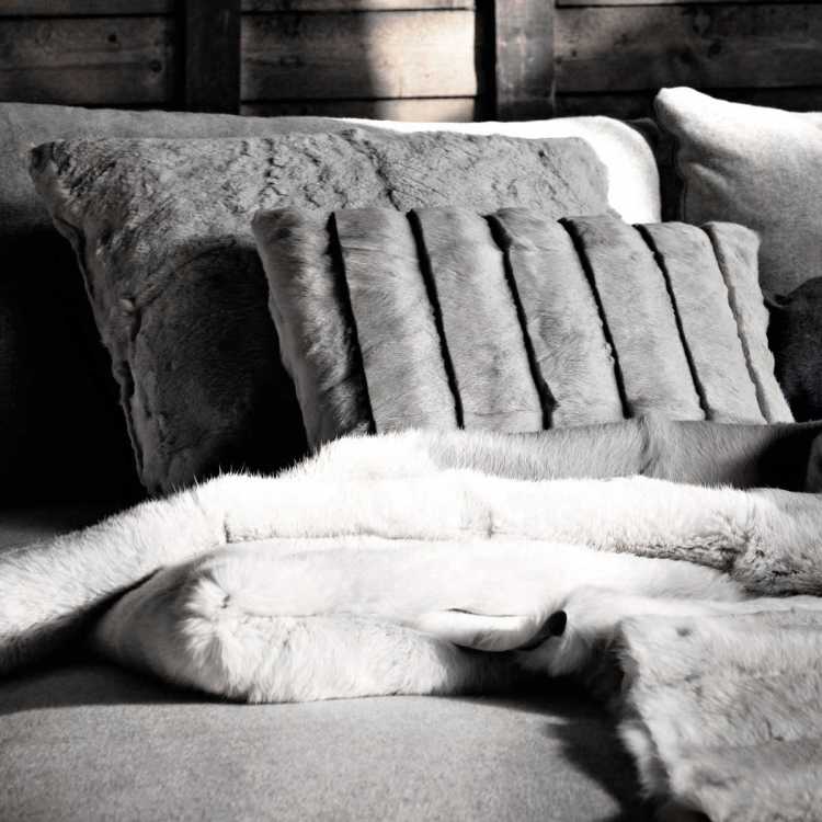 Fur Cushions from Ivano Redaelliat Pure Interiors