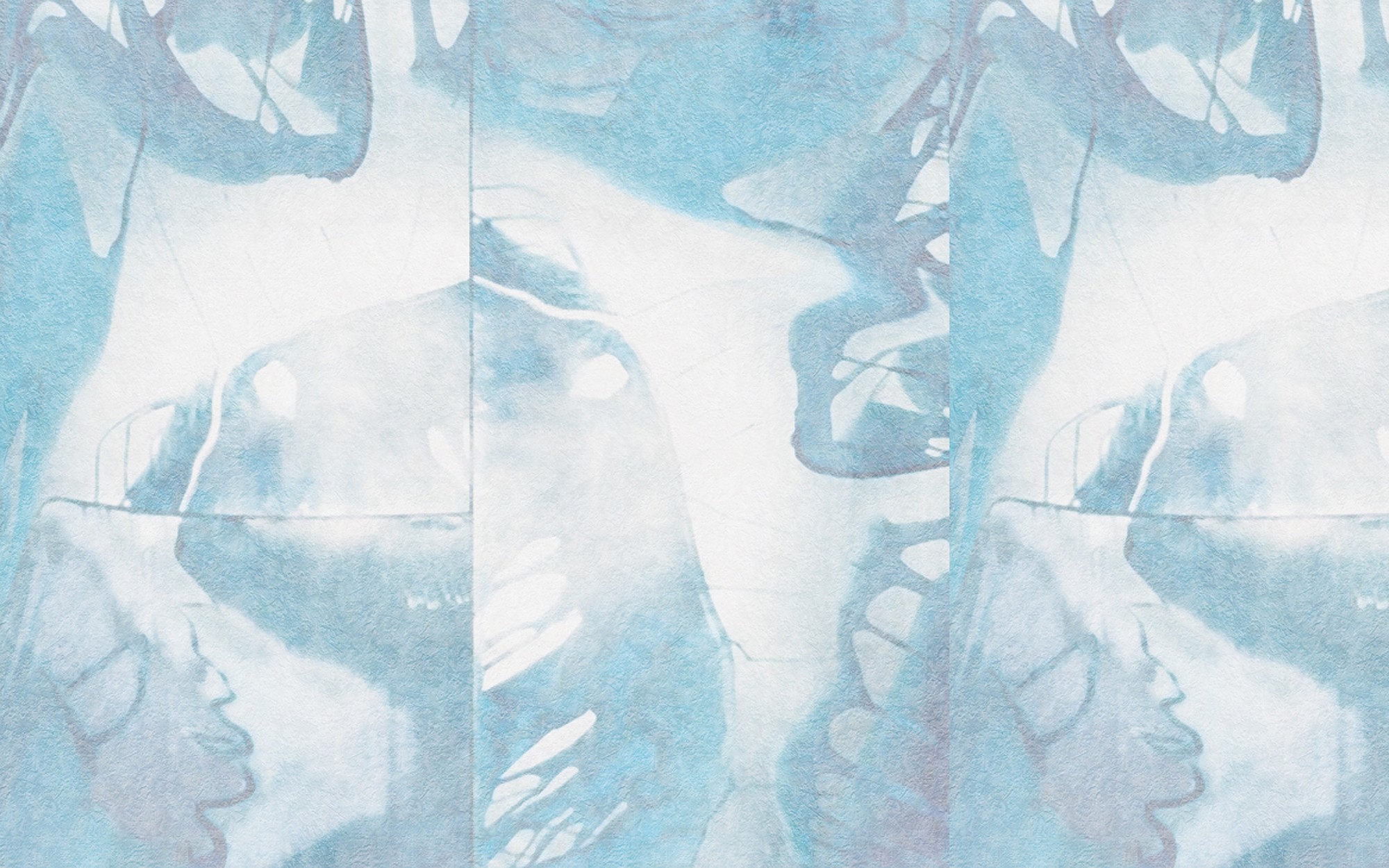 Petrol. Wallpaper - Outdoor/Wet from Wall&deco at Pure Interiors