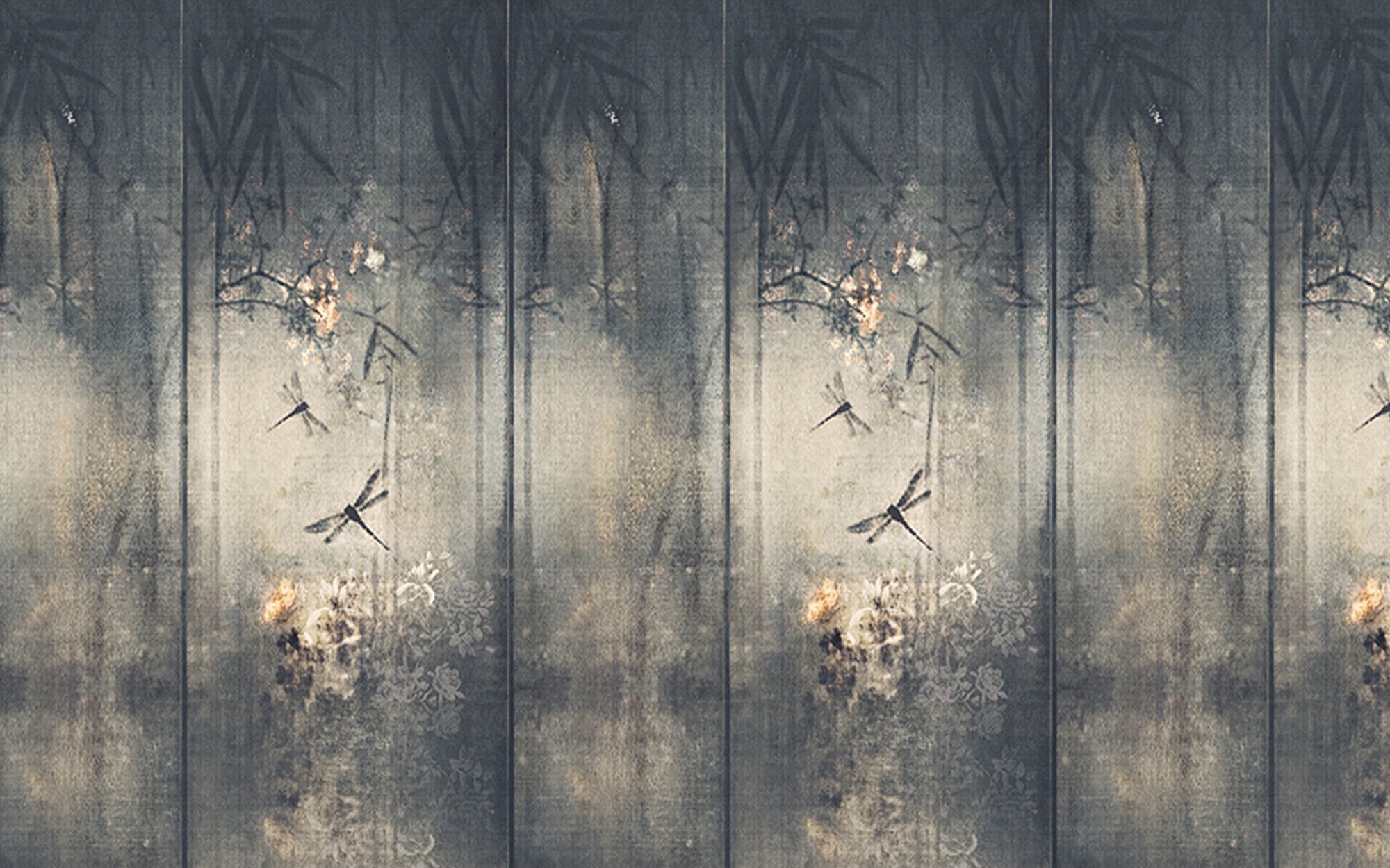 Libellula. Wallpaper - Indoor from Wall&deco at Pure Interiors